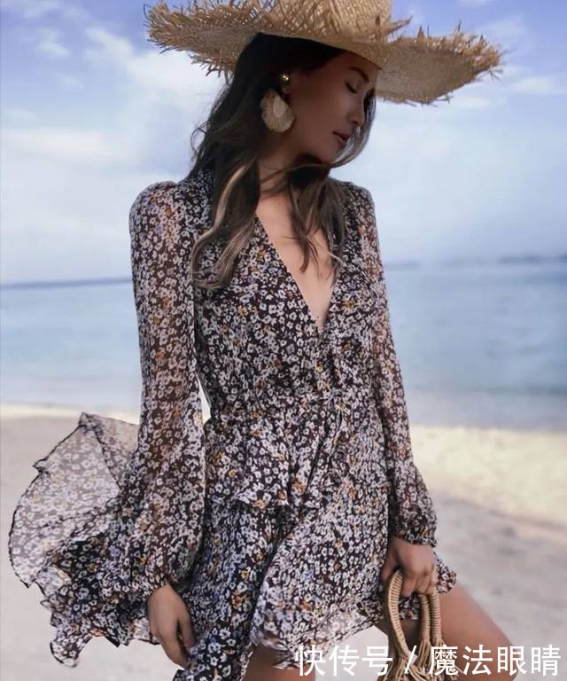 妖精君:霞光女孩赏春指南第一步:拥有一条洋气出街的裙子