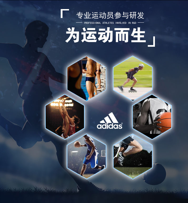 阿迪达斯沐浴/洗发/走珠/洁面等，全面洗护一套搞定