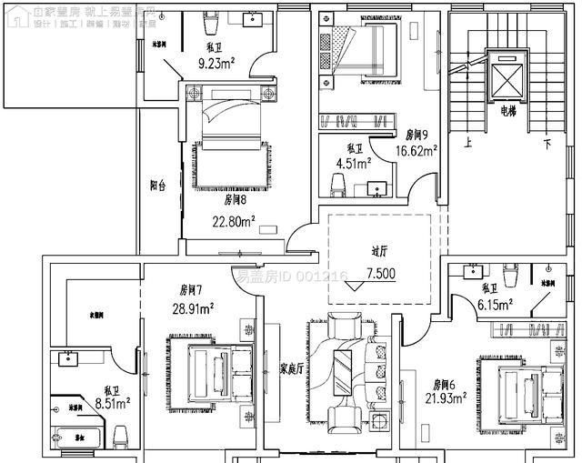 盖房:农村盖房单单主体就花费百万,4层带地下室,10卧室这得住多少人