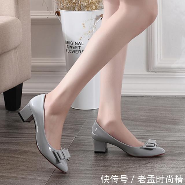  【女人】美丽舒适粗跟鞋，让女人大气显高走得稳