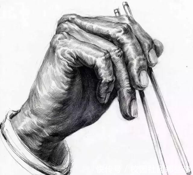  [素描]素描｜360度手部素描干货，值得你收藏！