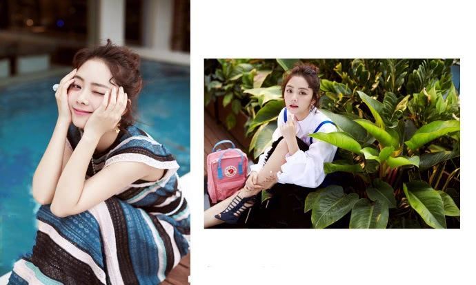 谭松韵这下玩大了，穿连体短裤秀曲线，腿却被P出2米长的效果！