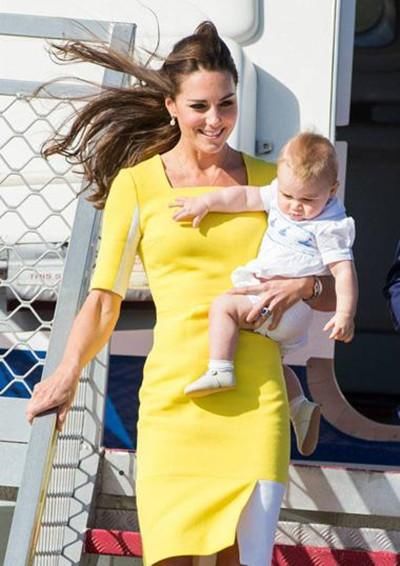 各国王妃穿亮黄色衣服:戴安娜有气质，梅根普通，凯特最霸气!