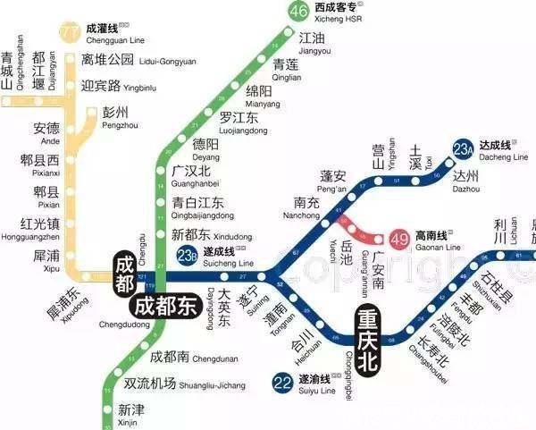中国高铁最多的省市是北京、武汉还是郑州 一张图看懂
