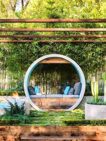 庭院竹子50张图告诉你，花园里种竹子有多高大上，气质瞬间提升