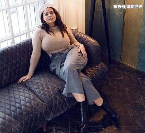 160斤乌克兰胖模，体态丰腴肥而不腻，网友：关键肉长对了地方