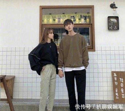  【款式不同】春季情侣装的正确打开方式，同色系的搭配呼应，简约又上镜！