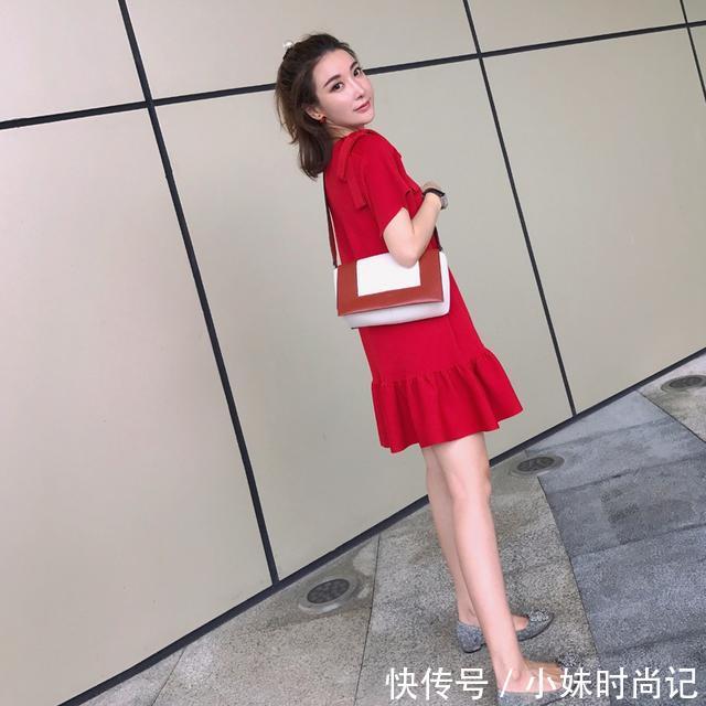 衣裙女@小个子女生想走到哪艳到哪,又怎能缺少小红裙的衬托