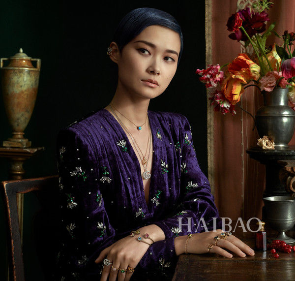 李宇春演绎Gucci全新腕表首饰广告形象大片