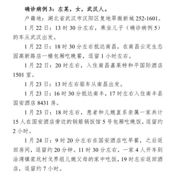  [寻到]紧急扩散！急寻到过南昌这家酒店、餐厅的人！3人先后确诊