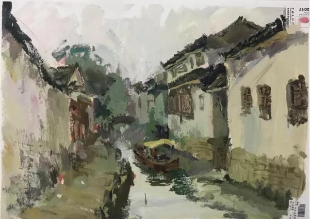 一幅色彩画的多重表达方式，一样美的感受盛宴!