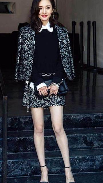 杨幂也太会穿了! 网友: 难怪腿看上去一直那么细