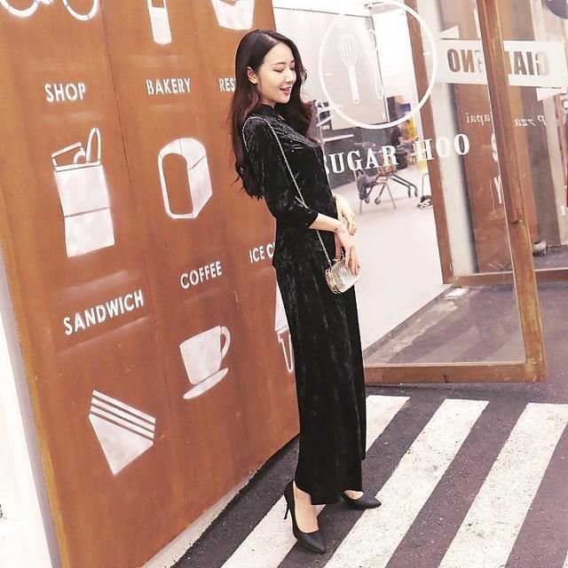 显瘦百搭旗袍两件套，超有大气御姐范儿！