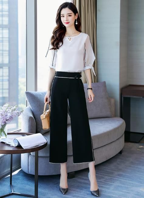 比裙子洋气百倍的套装，优雅又迷人，高挑显身材最适合80后女人