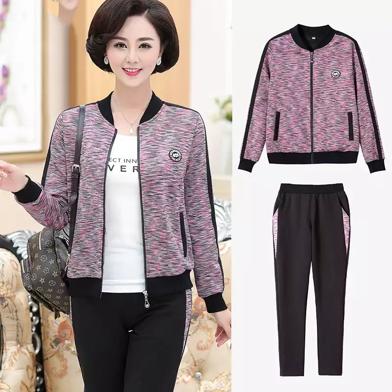 中秋来临!一发薪水，就给婆婆买这样的妈妈装，瘦到看不出180