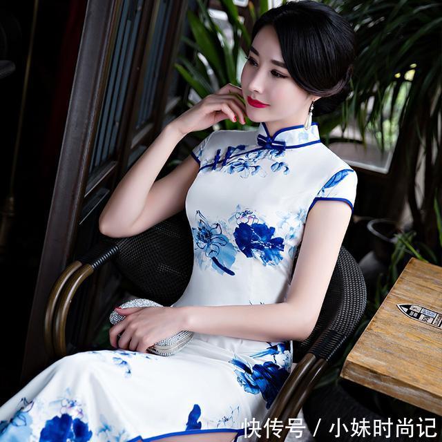 『端庄大气』端庄典雅的老上海旗袍裙,窈窕淑女美若仙!