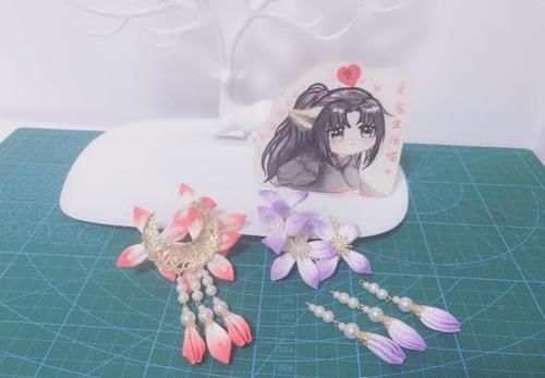 『牙花片』自己做汉服步摇发饰,让小姐妹继续羡慕去吧!附教程