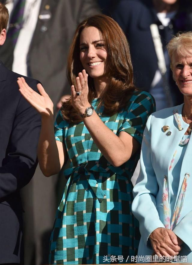 凯特王妃连续八年看温网！不同造型让我们感受到：岁月不饶人！