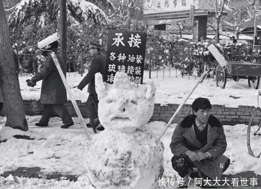  #雪人#西安鲜为人知的8张老照片：第一张最潮，最后一张很酷