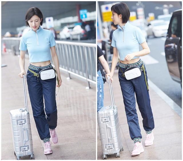 今年流行的polo衫怎么穿，张俪实力演绎高段位穿法，满屏的青春感