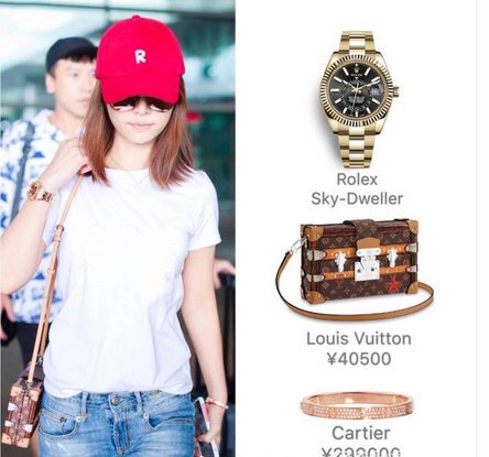 林心如一身行头超73万，却穿出了73块效果，网友:真的相信她42啦