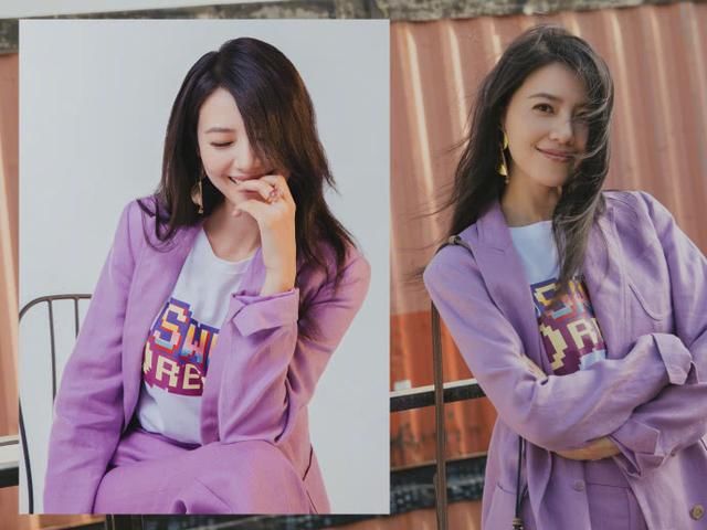 高圆圆真时髦!白色连衣裙就靠两根线支撑着,网友:线断了咋办?