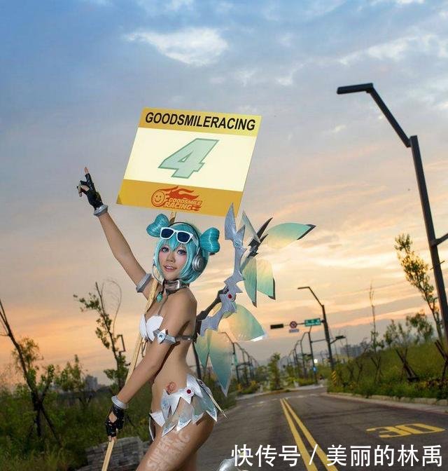 性感比基尼女郎Cosplay初音未来无圣光
