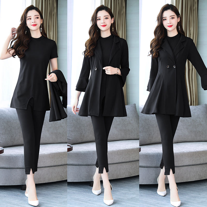 小个子媳妇，入秋从不穿裙子!衣柜满是欧货套装，显高洋气，巨美