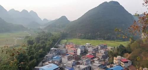 在广西，鲜为人知的村子，这里的日出太惊艳了