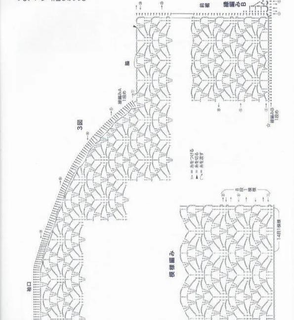  『女士』织毛衣：5款女士开衫图解教程，棒针编织、钩针编织都有