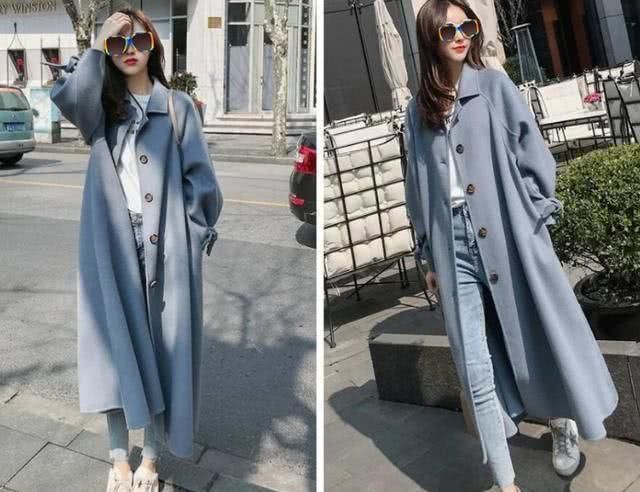  #气质#不想穿得太花哨，又怕黑白灰显老？试试高级的雾霾蓝，特别显气质