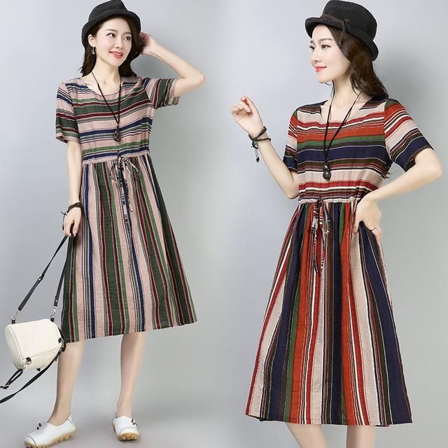 刚上新的连衣裙,可以去看看,时尚靓丽又显窈窕身材