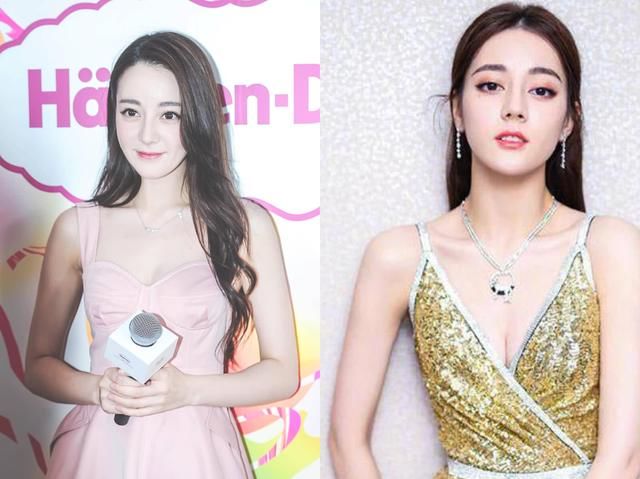 热巴的事业线怎么缩水了？裙装选错美胸皇后也变飞机场！