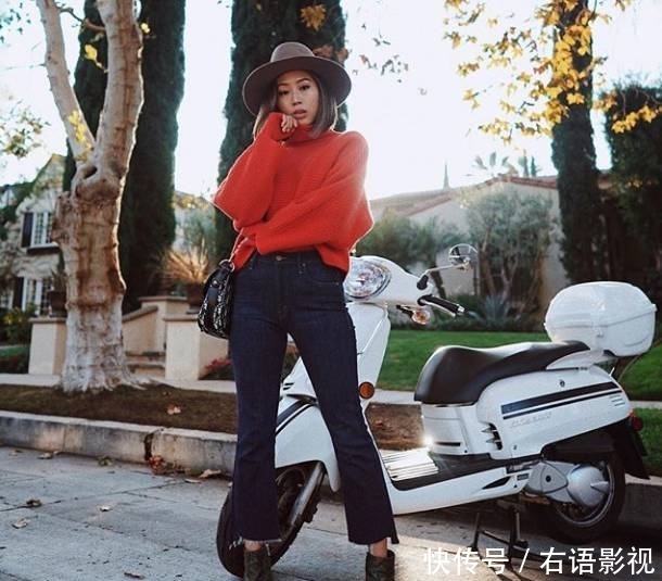  春天■乍暖还寒的春天，你需要用牛仔裤+短靴来应对，想不时髦都有点难