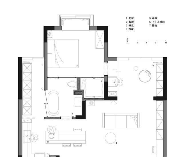  【设计】72㎡新房的高级场面：一进门就被吊顶吸引，隐形踢脚线太赞了！