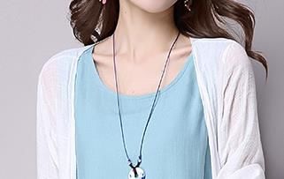 中秋新上了一波中高级“棉麻”秋裙，时尚美嫩，有一件就足够美了