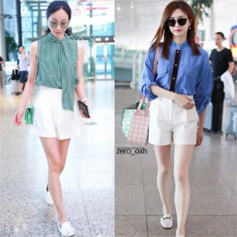 35岁韩雪与31岁江疏影私服大比拼，网友：一个大妈，一个酷帅