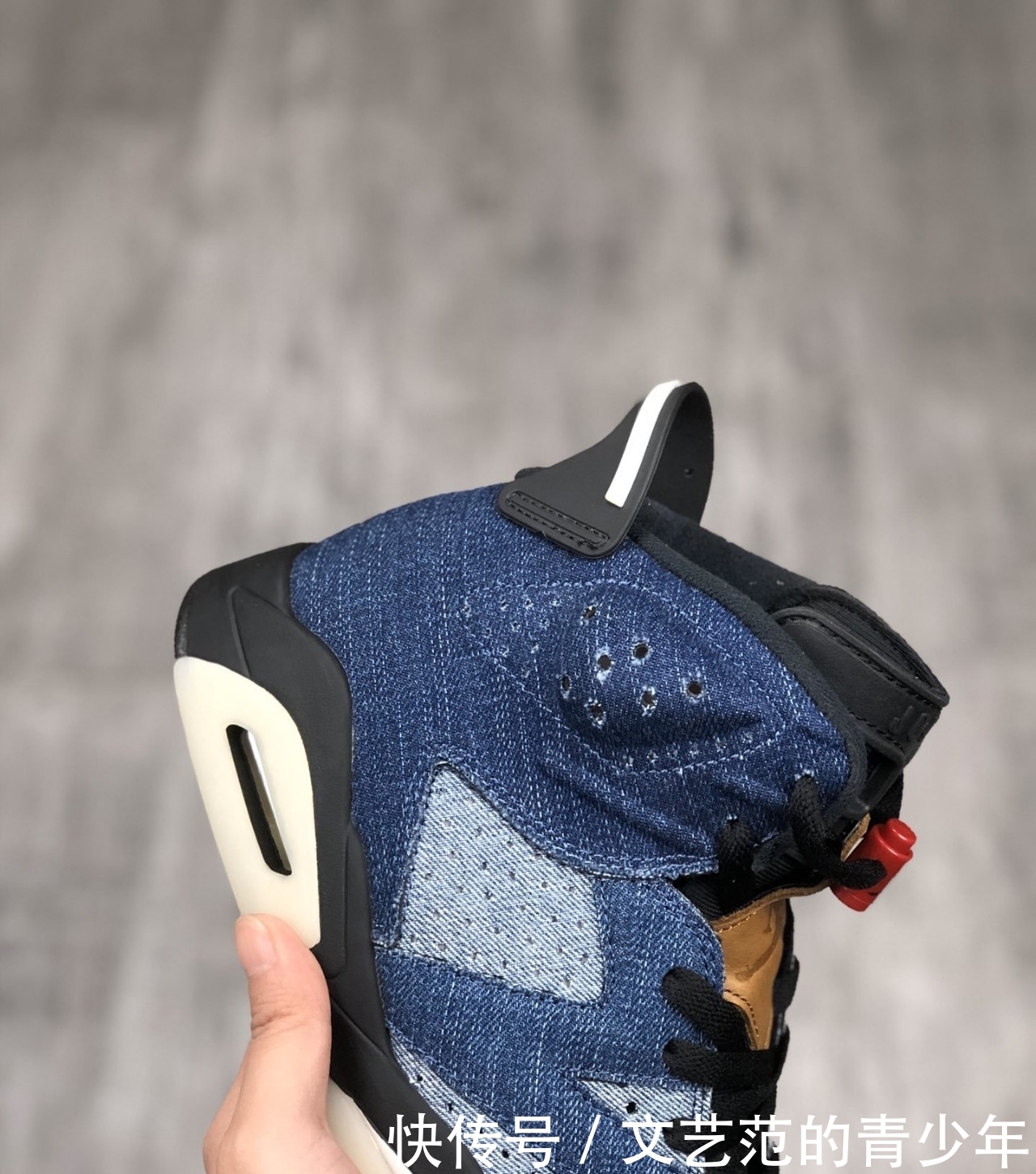 「发售」限量发售款牛仔 Air Jordan 6水洗丹宁拼接鞋面开箱测评!