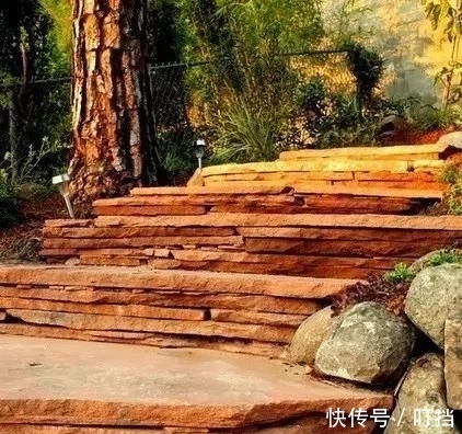 「石板」石材庭院:把风景带回家,太美了