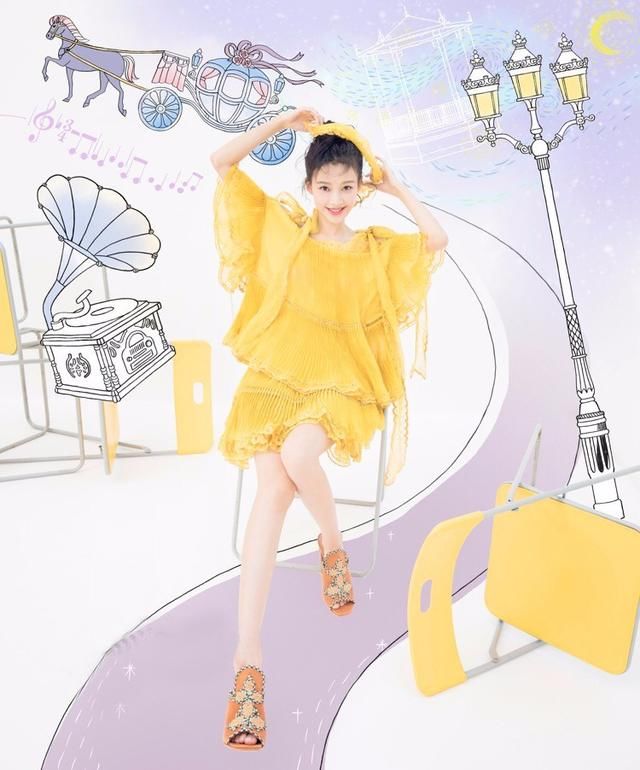 宋茜撞衫孙怡，同是短裙配针织开衫却惨败，画风差距一目了然