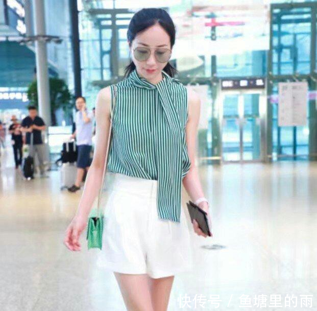 韩雪身穿开叉裙大秀美腿, 网友 不怕走光吗