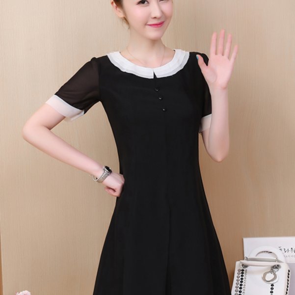 女人再穷也要有一款上档次的连衣裙，时髦长裙，穿上美足一夏季