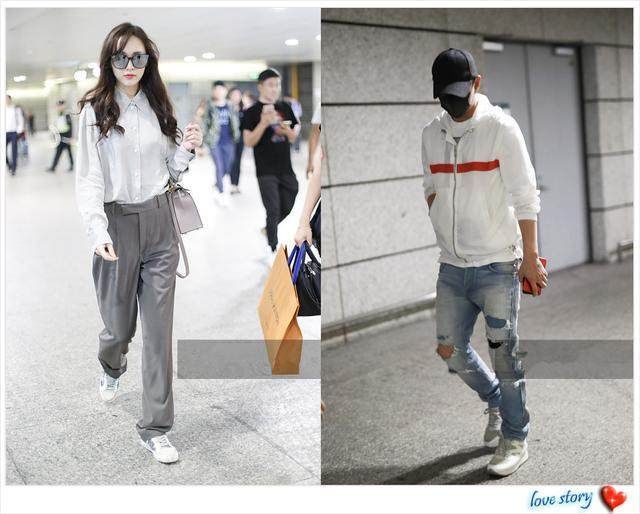 看了罗晋的穿着打扮，再看看唐嫣的穿着打扮，网友:配一脸