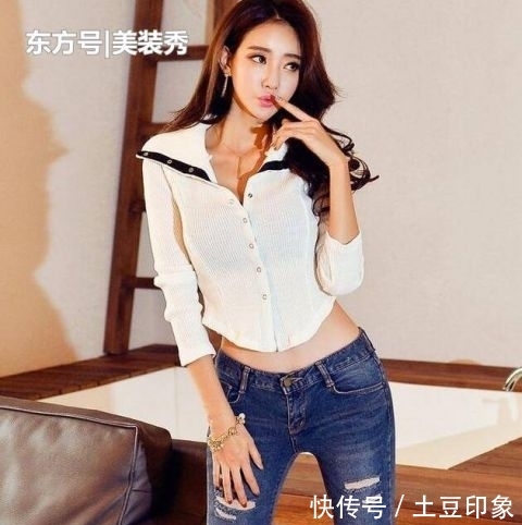  [女神秀身材]充满活力的牛仔裤美女，更加吸睛夺目！
