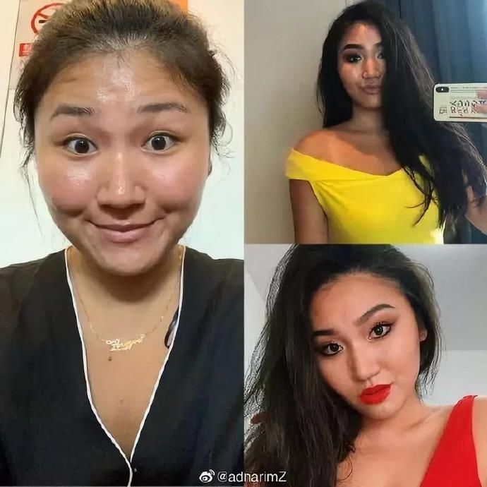『女生』女生化妆后的迷之自信?简直不敢相信自己的眼睛,这就是整容吧!