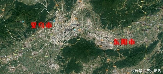 浙江各县级市卫星图PK，谁的建成区最大？义乌慈溪比较霸气！