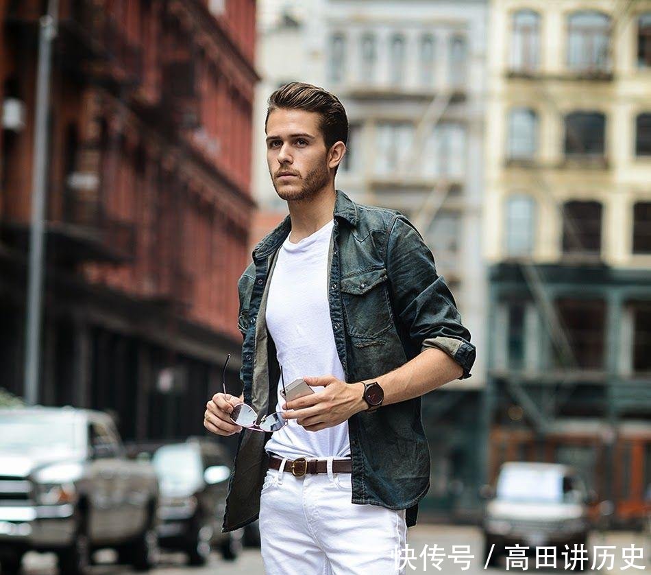  牛仔裤搭：能穿好白色裤子的男人，魅力都不会差！这样穿造型优雅时髦