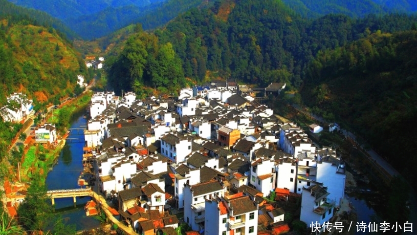 中国最圆的村庄,河流环绕美丽无比,宛如世外桃源!