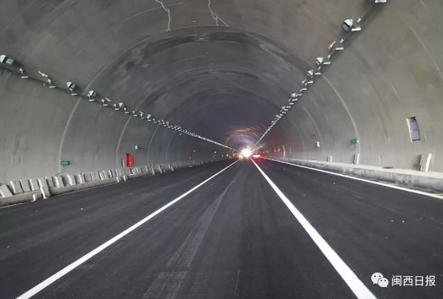 龙岩又一个全国第一!全国首条山区四车道高速公路隧道全面完工