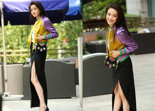 当90斤的舒淇和120斤的钟丽缇同穿高开叉裙，网友：看完瞬间不想